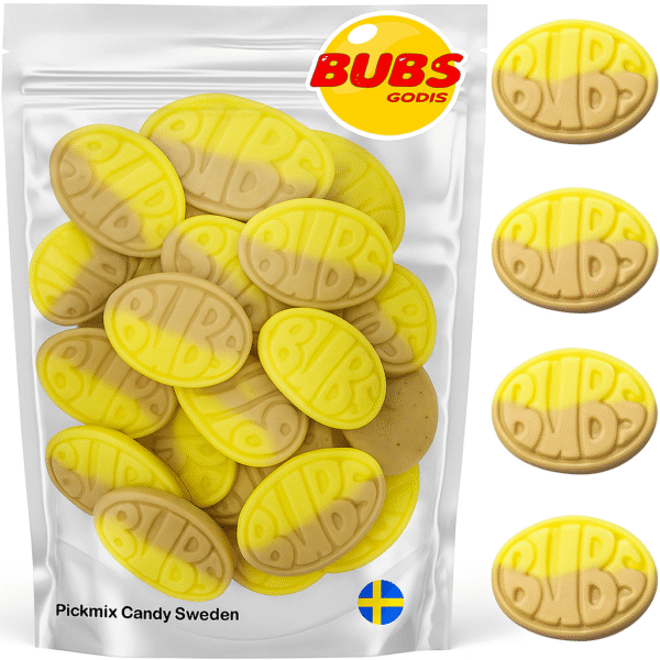 Bubs Goody Sweet Ovals Banana Toffee 100g
